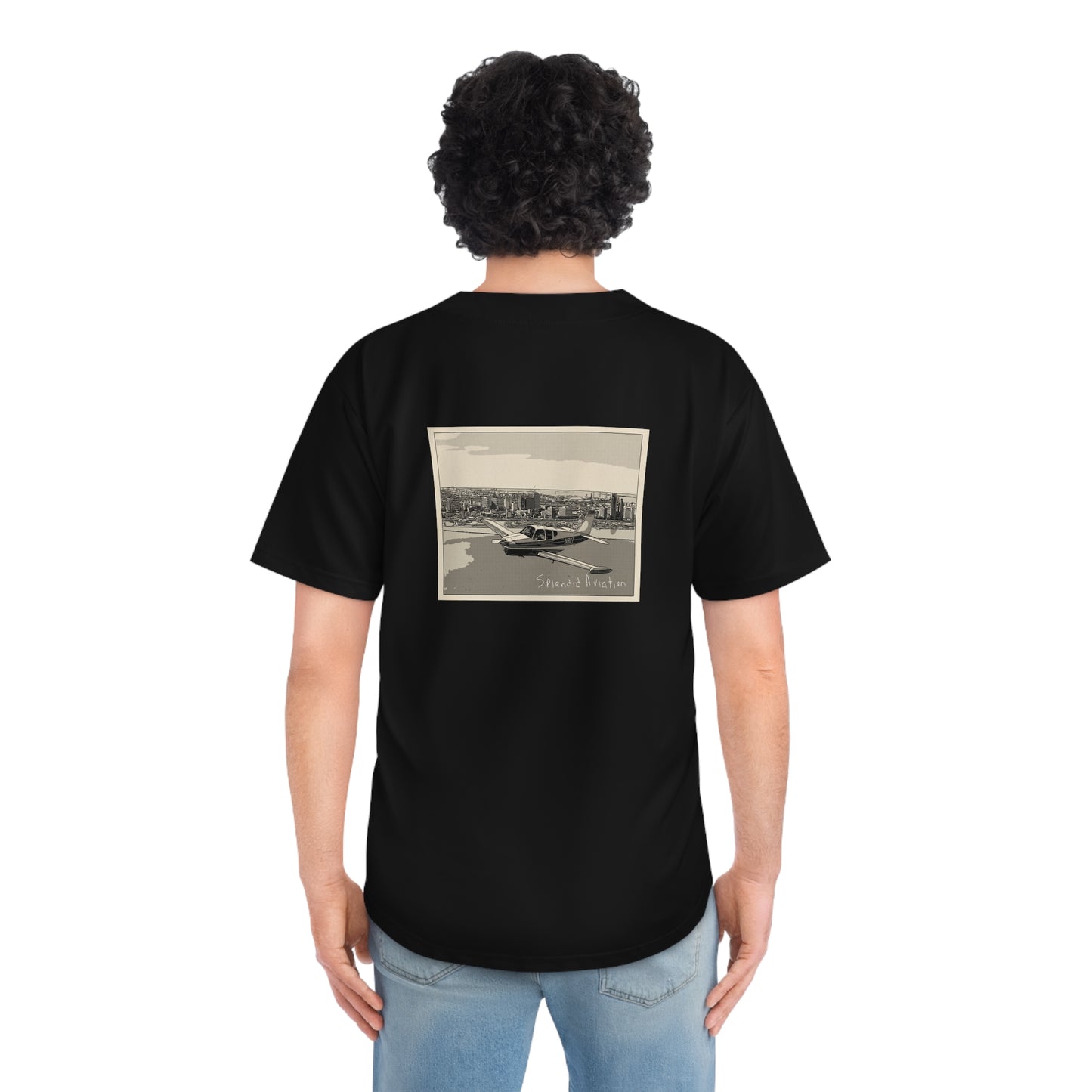 Splendid Aviation Men's Baseball Jersey (AOP)