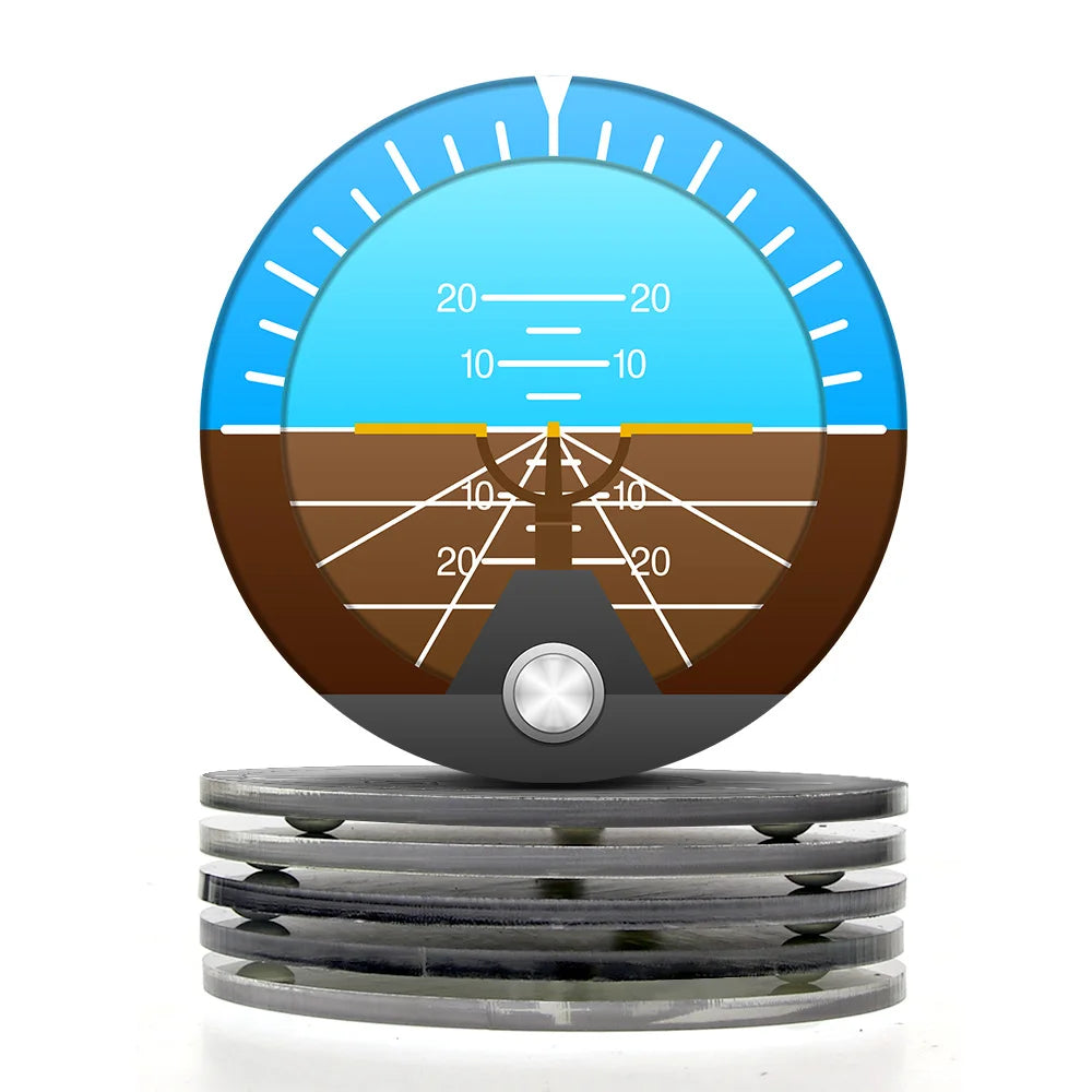 Set Of 6 Aircraft Instrument