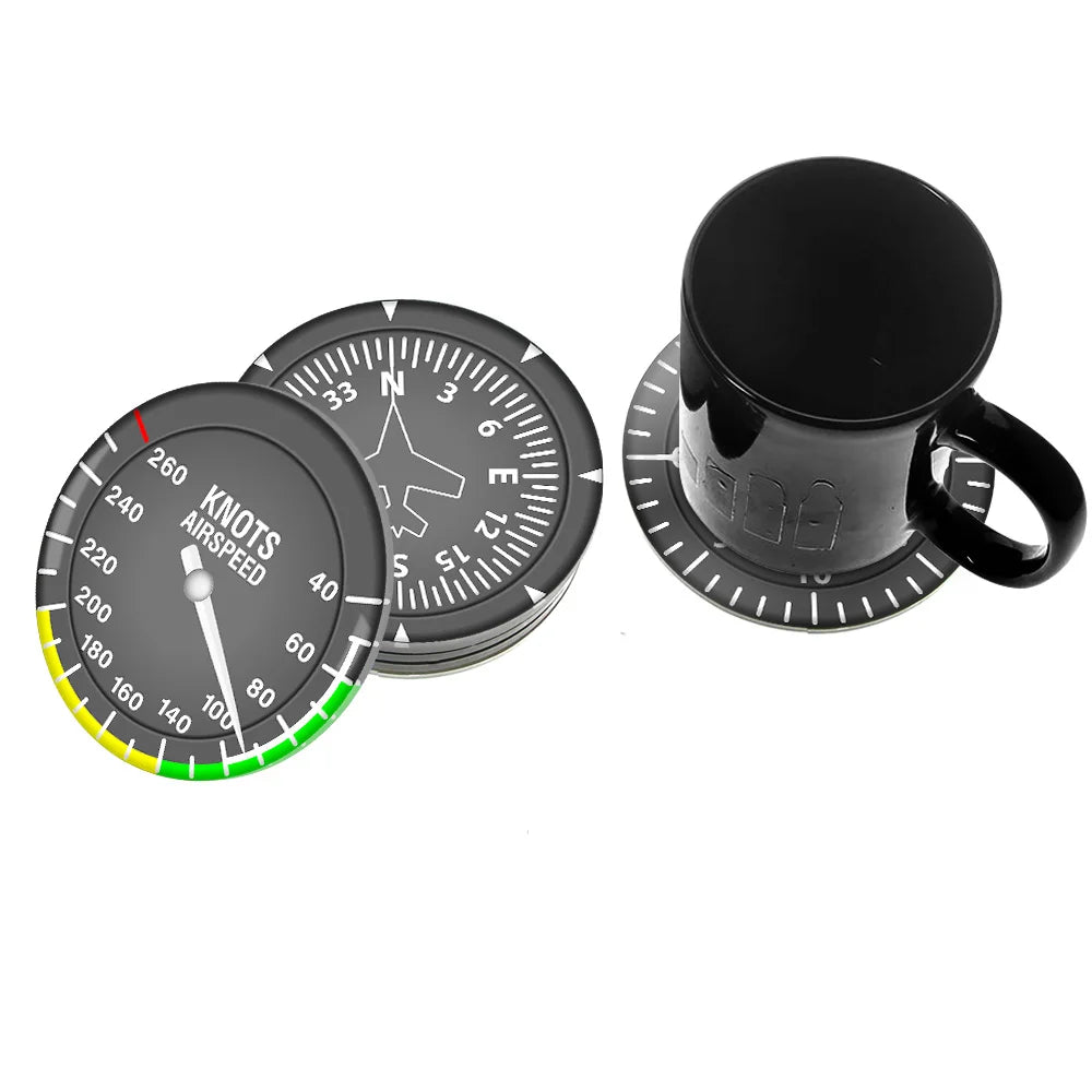 Set Of 6 Aircraft Instrument